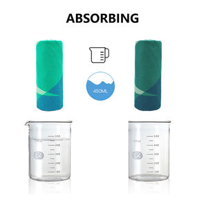 منشفة شاطئ مخصصة بطباعة ألوان كاملة كبيرة الحجم من المايكروفايبر في صالة الألعاب الرياضية * 80 - Product Image 3