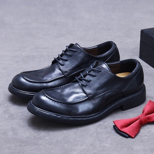 Zapatos de Hombre de Cuero Vacuno de Lujo Ligero, Suela de Cuero, Cosidos a Mano con Tecnología Goodyear, Zapatos de Negocios Modernos de Cuero Genuino, Estilo Británico - Product Image 3