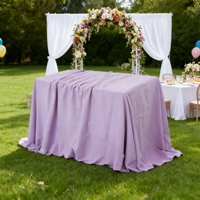 Nappe en coton lavé uni, fabriquée en Chine, style vintage français, pour décoration de mariage en extérieur, fond photo, résistante à l'usure