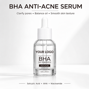 全新护肤精华液自有品牌 BHA 抗痘精华液 AHA+烟酰胺水杨酸保湿平衡控油净化毛孔面部精华液 - Product Image 1