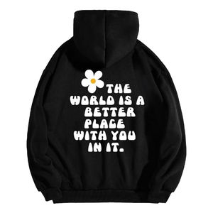 เสื้อฮู้ดพิมพ์ลายพัฟฟ์ทั้งตัว ดีไซน์สตรีทแวร์แบบยูนิเซ็กซ์ สีพื้น ไซส์พลัส พิมพ์ลายพัฟฟ์สำหรับผู้ชาย - Product Image 1