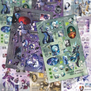 8 autocollants/ensemble, Robin Castorice, Phainon Blade, Raiden Bosenmori, Mei Kafka, Anaxa Aglaea, fournitures d'autocollants, cadeau - Product Image 2