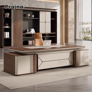 Décoration de fantaisie italienne Bureau de design exécutif Bureau du chef de la direction Bureau de l'enseignant Bureau de direction avec tiroir Cabinet pour mot de passe Bureau - Product Image 4