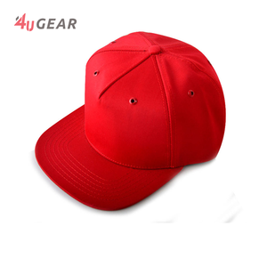 Bán Buôn 5 Panel Cotton Chất Lượng Cao Red Trống Phụ Nữ <span class=keywords><strong>Snapback</strong></span> Hat - Product Image 1