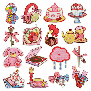 <b>Sweet</b> Style Cute Embroidery Iron on <b>Personalized</b> Girl Patches - Product Image 1