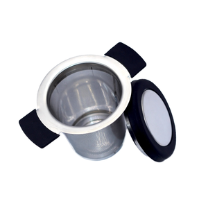 Moderner, wendbarer Teekugel-Infuser aus extrafeinem, poliertem Edelstahl, umweltfreundlich, wiederverwendbar, mit Deckel, Teesieb - Product Image 2