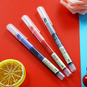 नई स्कूल कार्यालय नीले और काले, लाल सीधे प्रत्यक्ष तरल तटस्थ जेल कलम - Product Image 3