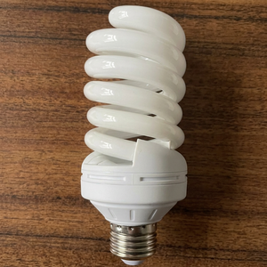 CFL Spiral Bulb 2700K Soft Warm White E27 Base 120V Plastic Cover 30000 Hours Lifespan Ra90 Dimmable 1-Year Warranty - Product Image 1