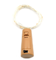 Bouchon de bouteille de vin fil de cuivre lampe ambiance guirlande lumineuse LED bouton batterie coloré fleur cadeau
