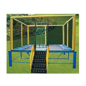 Trampoline pas cher, acheter un trampoline, trampoline rectangulaire d'extérieur avec filet, NetQX-18105F - Product Image 1