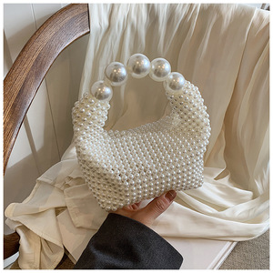 Nouvelle mode Sac à main de soirée à bandoulière Pochette Sac à bandoulière chaîne Sac à main perles pour femme - Product Image 5