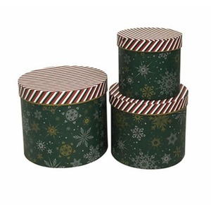 Round hat paper <b>box</b> <b>gift</b> <b>box</b> Christmas <b>gift</b> set, customizable according to needs - Product Image 2