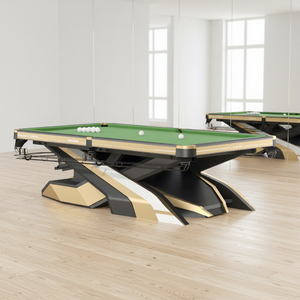 Table de billard rouge STELLARWAY 7 pieds 8 pieds 9 pieds <span class=keywords><strong>Caoutchouc</strong></span> haute élasticité J-Hong Classe A Plaque de pierre bleue de précision 4,5 cm pour club/bar - Product Image 1