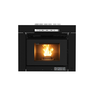 Stufa <span class=keywords><strong>a</strong></span> Pellet da Incasso QM1002A 9.5KW con Telecomando, Stufa <span class=keywords><strong>a</strong></span> Legna per Interni, Caminetto <span class=keywords><strong>a</strong></span> Pellet per Case - Product Image 1