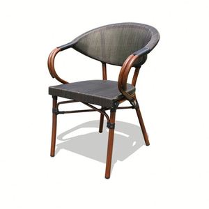 2024 recién llegado diseño Muebles de Jardín sillas al por mayor muebles de restaurante sillas de exterior y juego de mesa Silla de ratán para exteriores - Product Image 6