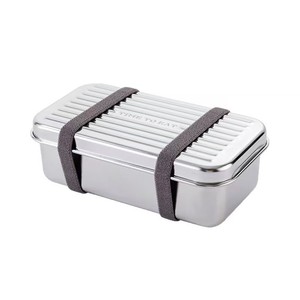 Boîte à lunch en acier inoxydable 304 avec couvercle, boîte bento portable, récipient de stockage alimentaire réutilisable pour le bureau, l'école, la préparation des repas - Product Image 1