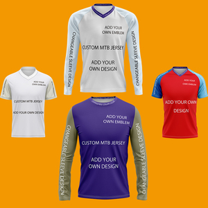 HIRBGOD 남성 여름 맞춤형 도매 의류 산악 자전거 셔츠 내리막 의류 Mtb 저지 내리막 산 착용 - Product Image 5