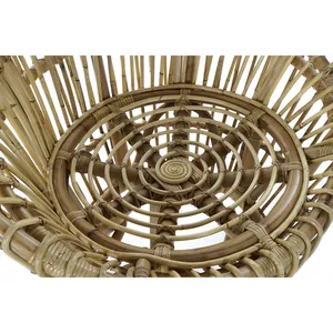 Poltrona in Rattan di Cotone 76X65X85 con Cuscino Naturale - Product Image 3