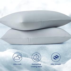 Kühlende <span class=keywords><strong>Nylon</strong></span>-Kissen bezüge Luxuriöser, weicher und glatter Bett kissen bezug für Nachtschweiß-Hot Sleepers 2St - Product Image 4