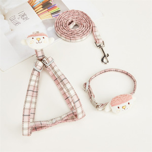 Personalized Waterproof Adjustable Cloth Teddy Bear Vest Style Anti Strangulation Breathable Pet Leads <strong>Cat</strong> <strong>Harness</strong> with Leash - Product Image 6