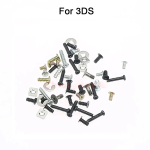 NSLikey Jeu de vis à tête pour <span class=keywords><strong>3DS</strong></span> <span class=keywords><strong>XL</strong></span> LL <span class=keywords><strong>New</strong></span> <span class=keywords><strong>3DS</strong></span> LL <span class=keywords><strong>XL</strong></span> Game Console Shell <span class=keywords><strong>Batterie</strong></span> Vis de couverture arrière - Product Image 2