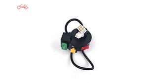 ZHAO HUA Commutateur de signalisation lumineux 3-en-1 pour vélo <span class=keywords><strong>électrique</strong></span>, scooter, VTT, <span class=keywords><strong>quad</strong></span>, klaxon ON/OFF, guidon de 22 mm, moto, noir - Product Image 5