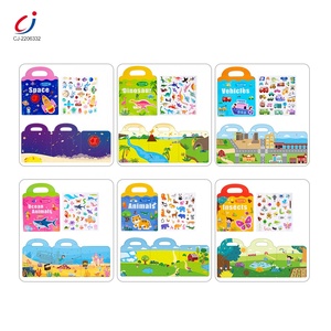 Mode enfants 3D bricolage dinosaures véhicules animal en bois éducatif magnétique puzzle montessori <span class=keywords><strong>livre</strong></span> occupé pour les enfants - Product Image 6
