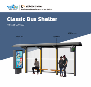Đường phố đồ nội thất năng lượng mặt trời nơi trú ẩn xe buýt dừng với quảng cáo biển quảng cáo - Product Image 4