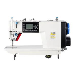 Manufacturer of 9 types of industrial sewing machines with high-speed 4-automatic single step computerized flat sewing machine