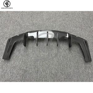 Diffuseur arrière en fibre de carbone brillant style R pour Benz AMG GT GTS 2015-2018, pièces de voiture - Product Image 5