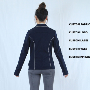 Chaqueta de Equitación Personalizada para Mujer, Chaqueta de Competición Antibacteriana para Montar a Caballo, Ropa Ecuestre - Product Image 2