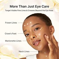 Crème pour les yeux PDRN, sérum pour les yeux au peptide rose, crème raffermissante anti-cernes, niacinamide et squalane, fabricant de produits de soin de la peau