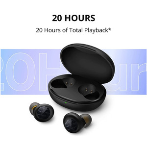 Auricolari, per realme Buds <span class=keywords><strong>Q2</strong></span> auricolari Wireless con custodia di ricarica, 5.0 auricolari Stereo in-Ear microfono incorporato nero - Product Image 3