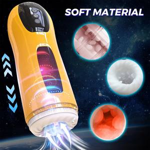 Masturbateur masculin automatique à 7 modes de poussée et de rotation, Godet de masturbation électrique, Godet de poche pour pénis, Jouet sexuel pour hommes - Product Image 5