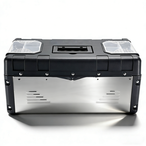 Ningbo Factory Guter Preis Tragbar 13-20 Zoll Metall Eisen Kunststoff Werkzeug kasten Hardware Reparatur werkzeug Aufbewahrung koffer Organizer Werkzeug kasten - Product Image 4