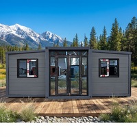 Maison conteneur pliable extensible de luxe, résidentielle, personnalisée, style appartement australien
