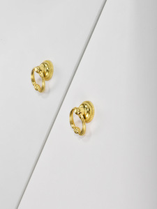 Antike Vintage europäischen Stil Zink Ring Einloch Pull Schrank tür Möbel Griff Küche Villa Hängende Schublade - Product Image 4