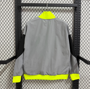 Jas Trench Fashion Ringan Bahan Polyester 100% Anti Air Cetak Transfer Panas Warna Putih Napoli Promosi Grosir - Product Image 6