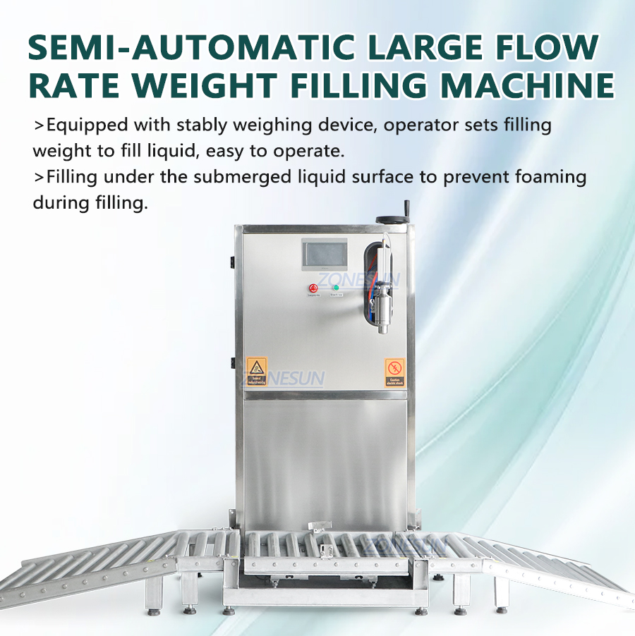 ZS-YTW250L Single Nozzle Gear Pump Large Flow Liquid Weighing Filling Machine