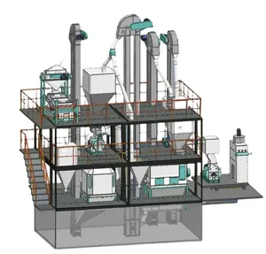 Fabbrica completa chiavi in mano di mangimi per pellet 15 ton/h impianto per la produzione di mangimi per animali in vendita