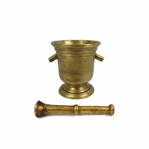 ครกทองเหลือง & สากสำหรับใช้เครื่องเทศในครัว - Product Image 1