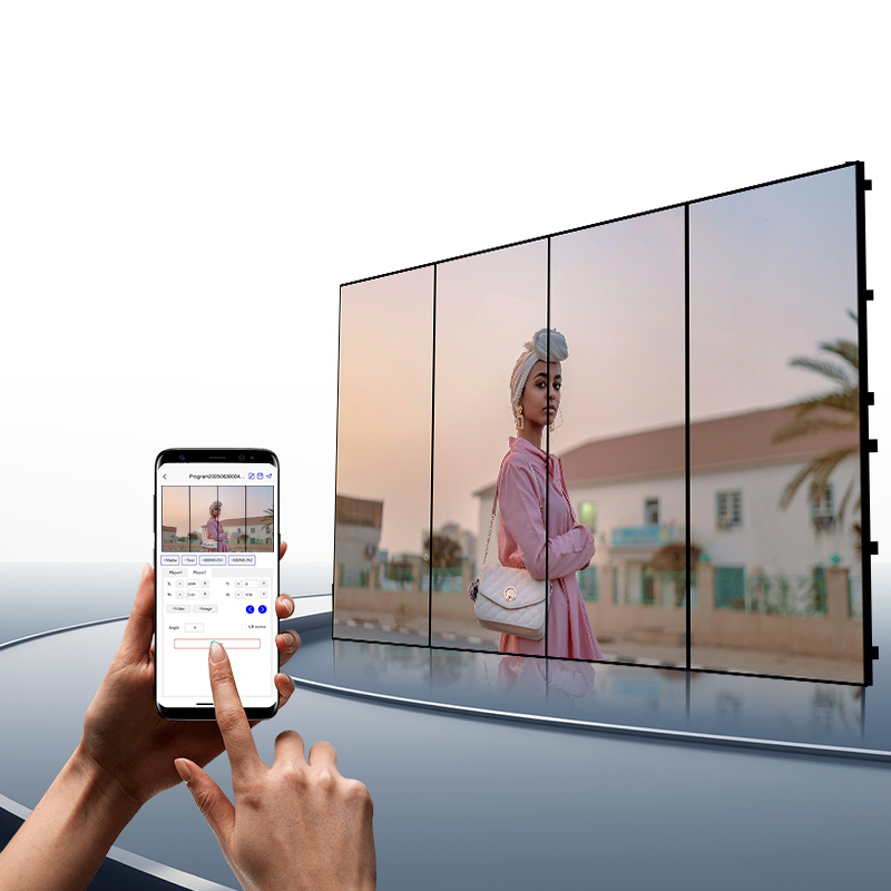 Veeluame 65 дюймов умный 4K развлекательный центр с ЖК-дисплеем, интегрированная звуковая панель, домашний кинотеатр, аудио-видео система, розничный магазин, анимационная графика