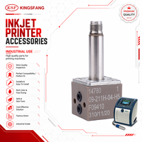 Vanne solénoïde de haute qualité pour système d'encre HSN0002 à usage industriel (sans bobine) pour imprimante jet d'encre Domino