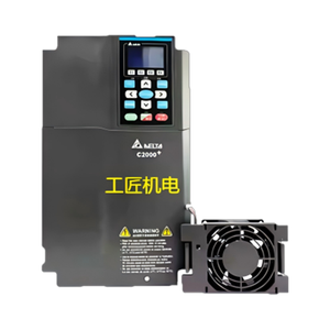 อินเวอร์เตอร์ควบคุม AC-DC-AC รุ่น C2000 Plus ซีรีส์สามเฟส 460V 30kW สำหรับคอมเพรสเซอร์/มอเตอร์ AC รุ่น VFD015C23A-21 สำหรับใช้งานในอุตสาหกรรม - Product Image 2