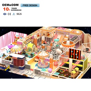 Customized New Red Lion-Themed Indoor Playground Equipment Children's Obstacle <b>Trampoline</b> - Product Image 5
