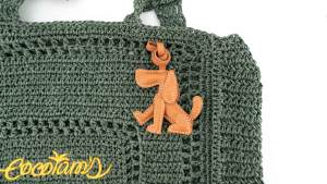 Original Dog Leather <b>Hand</b>-Stitched Healing Series Pouch Hanging <b>Ornaments</b> - Product Image 4