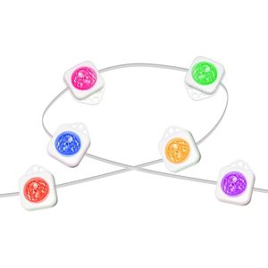 White Led <b>Light</b> <b>String</b> 22 <b>Lights</b> Multi Color Outdoor Festival Corded Lighting - Product Image 1