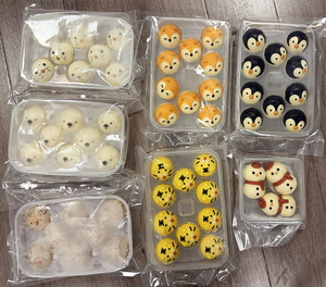 ซาลาเปาไส้ถั่วแดงแบบ OEM ขนมหวานนึ่งรูป<span class=keywords><strong>การ์ตูน</strong></span> - Product Image 6