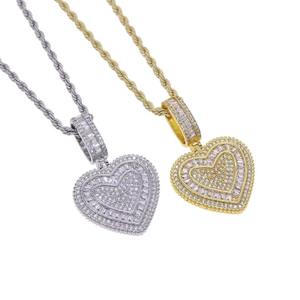 Colgante de moissanita de plata S925 de estilo americano europeo Venta caliente collar de Hip Hop de moda - Product Image 5