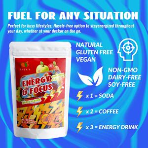 תווית פרטית מוכנה במוקד אנרגיה במלאי coga ine gummies תומך פונקציה קוגנטיבית ויטמין b12 - Product Image 5